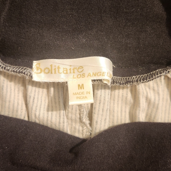 Solitaire Los Angeles Striped Skirt Size Medium - Picture 7 of 14